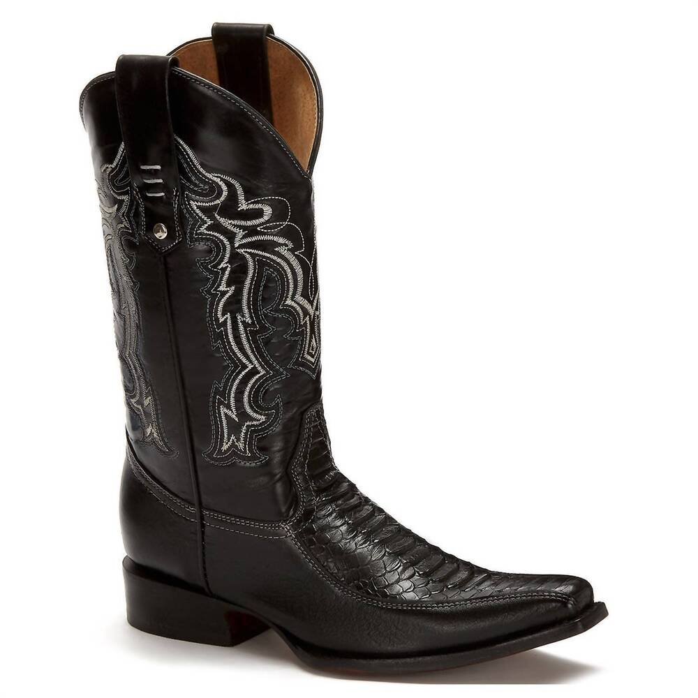 NEW FORASTERO western cowboy leather boots in black